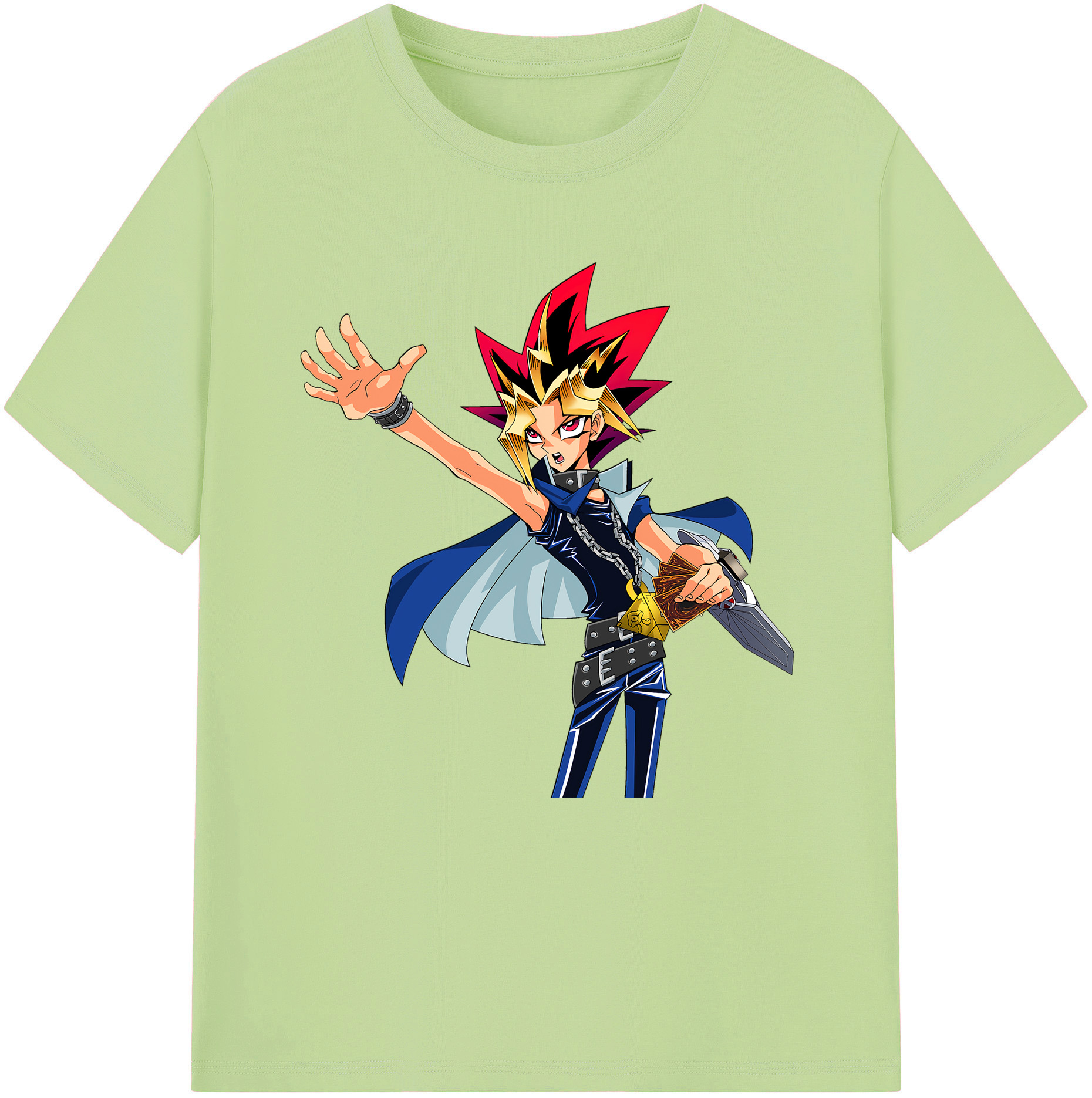 （画像用） 遊☆戯☆王 Yu-Gi-Oh! 綿100％半袖Tシャツ（フロントプリント）